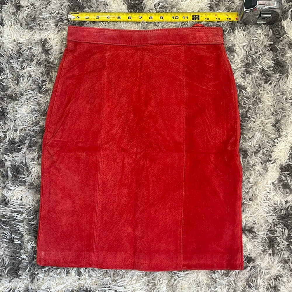 Global Identity vintage suede skirt